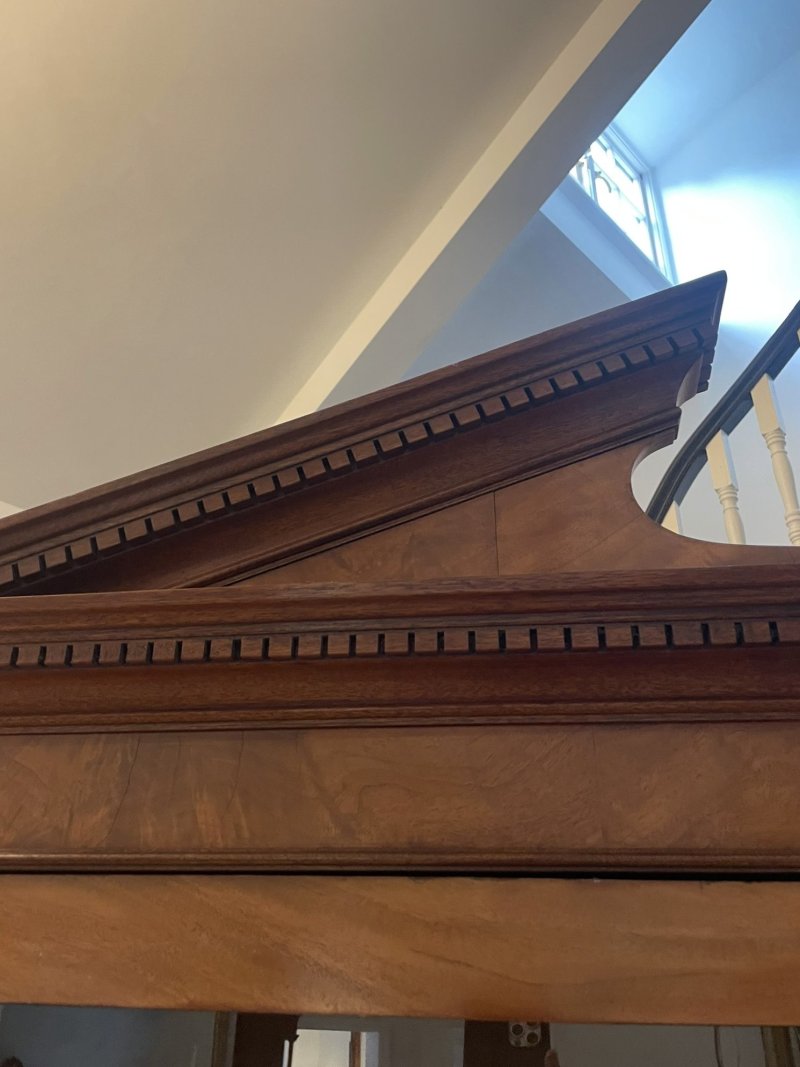 Large Antique George III Quality Mahogany Breakfront Bookcase 238 x 286 x 62 cm - Image 15